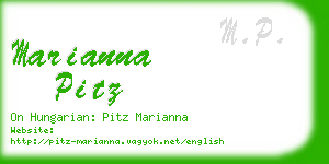 marianna pitz business card